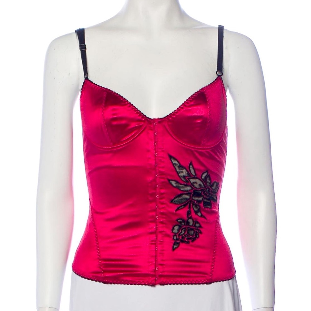 Roberto Cavalli Rare Vintage - Corset Lace Top 90s